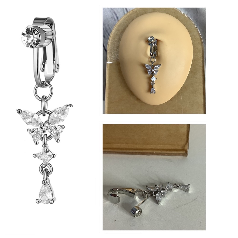 Clip-On Belly Button Ring